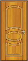 Porte intérieure classique